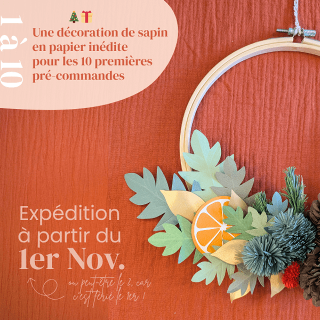 🎄 Kit DIY couronne de Noël 🎄