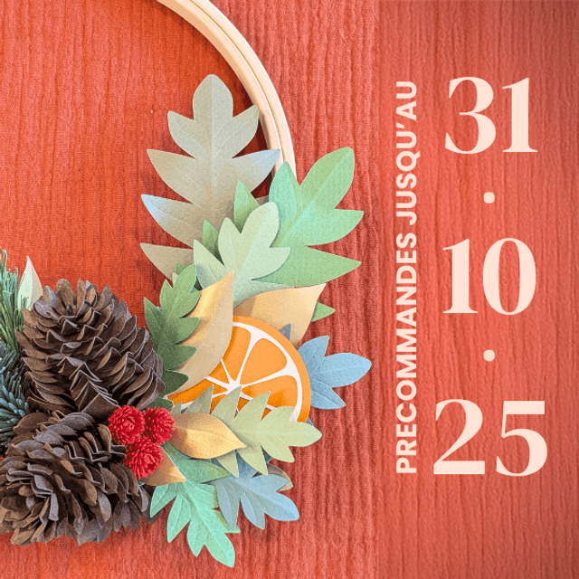 🎄 Kit DIY couronne de Noël 🎄