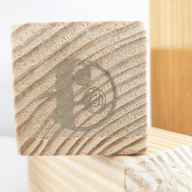 Soliflore en bois et laiton