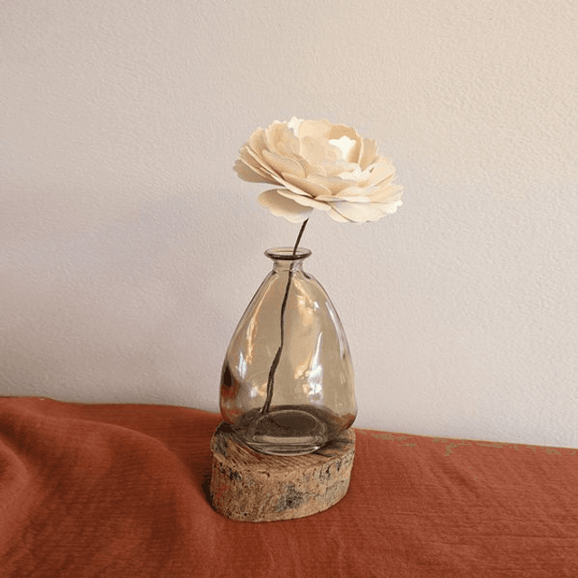 Soliflore verre teinté